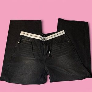 Fashion Nova Black Flare Jeans